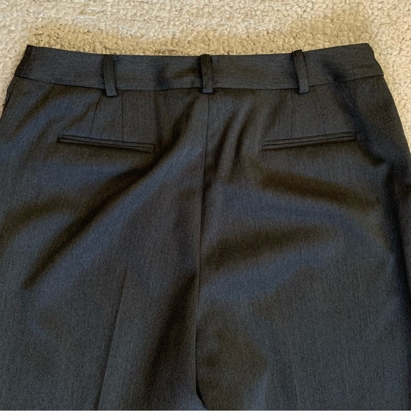 AK Anne Klein Stretch Straight Leg Trousers ~ Size 8 ~ Charcoal ~ Office Attire - Picture 6 of 14
